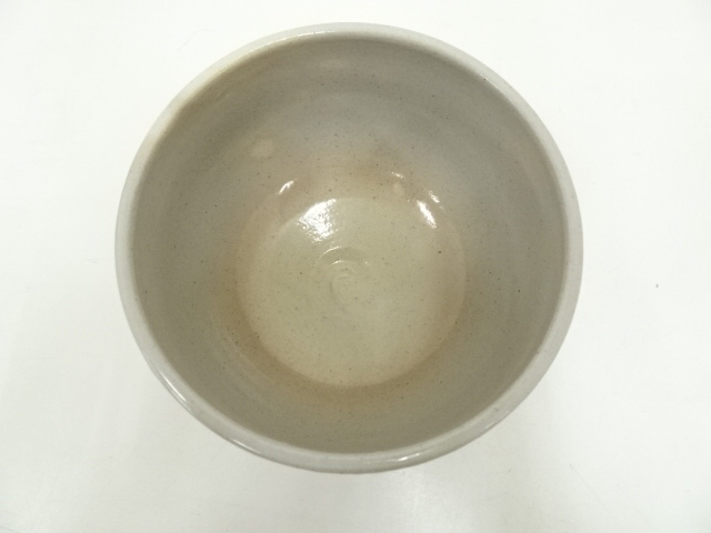 道具 ] - 道具 膳所焼 岩崎新定造 而妙斎筆茶碗（共箱） | ネット